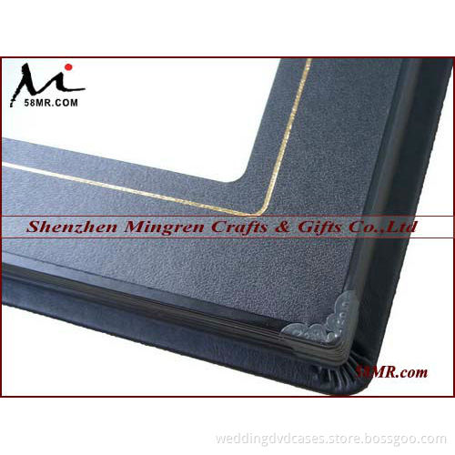 Wedding Silp-in Albums,Wedding Albums,slip in album with golden edge